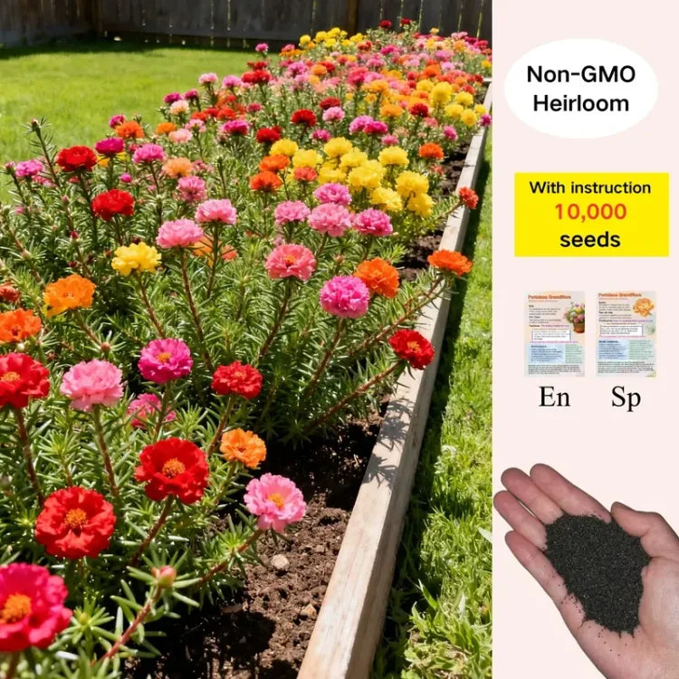šø Portulaca Seeds - Double-Flowered Moss Rose